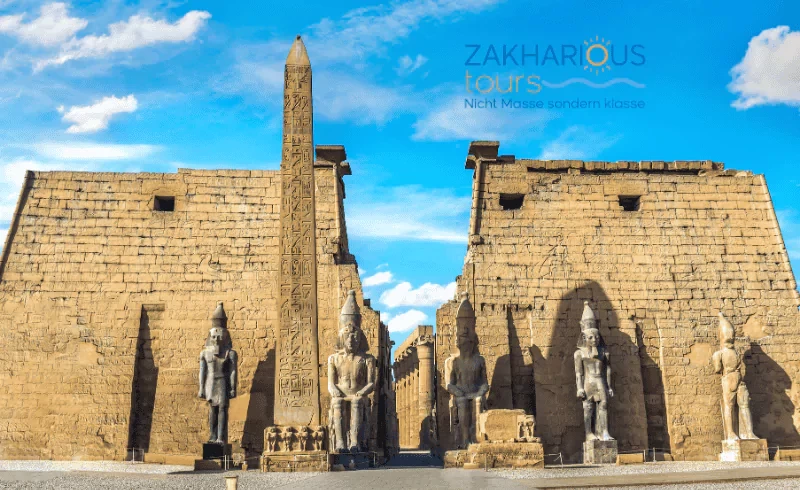 3-day private tour to Luxor and Cairo by plane from Hurghada