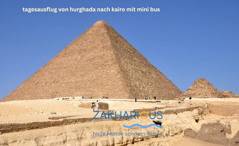 El Gouna: Day Tour to Cairo and Giza by Mini Bus in Small Group max 6 Persons