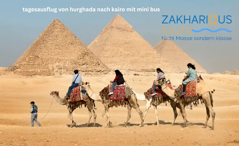 Ausflug nach Kairo-Gizeh Pyramiden mit Mini Bus ab Soma bay