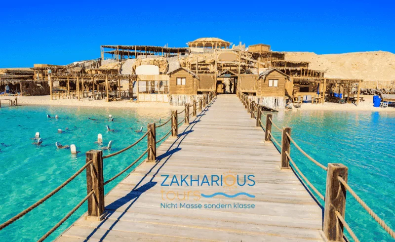 Orange Bay Island excursion from Hurghada Egypt
