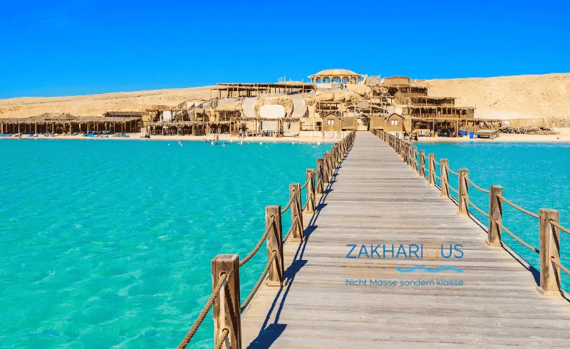 Orange Bay Island excursion from Hurghada Egypt