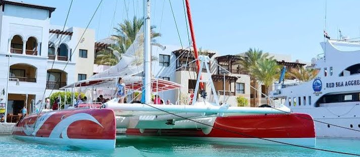 Catamaran Hurghada Catamaran tour with Ocean Dive in El Gouna - Soma bay