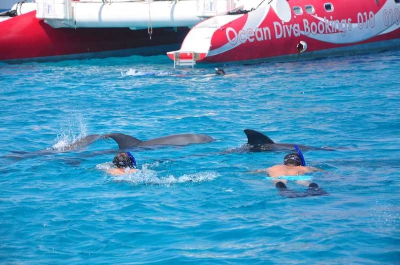 Ocean Diva catamaran tour in front of El Gouna from Hurghada
