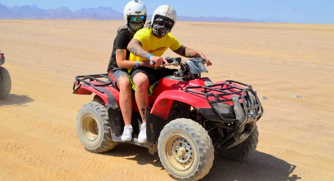 Quad ATV desert safari tour from Sahl Hasheesh & Makadi Bay