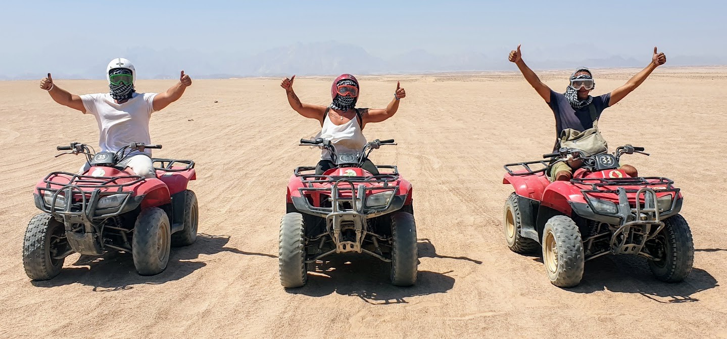 Quad safari desert tour from Soma bay & Safaga