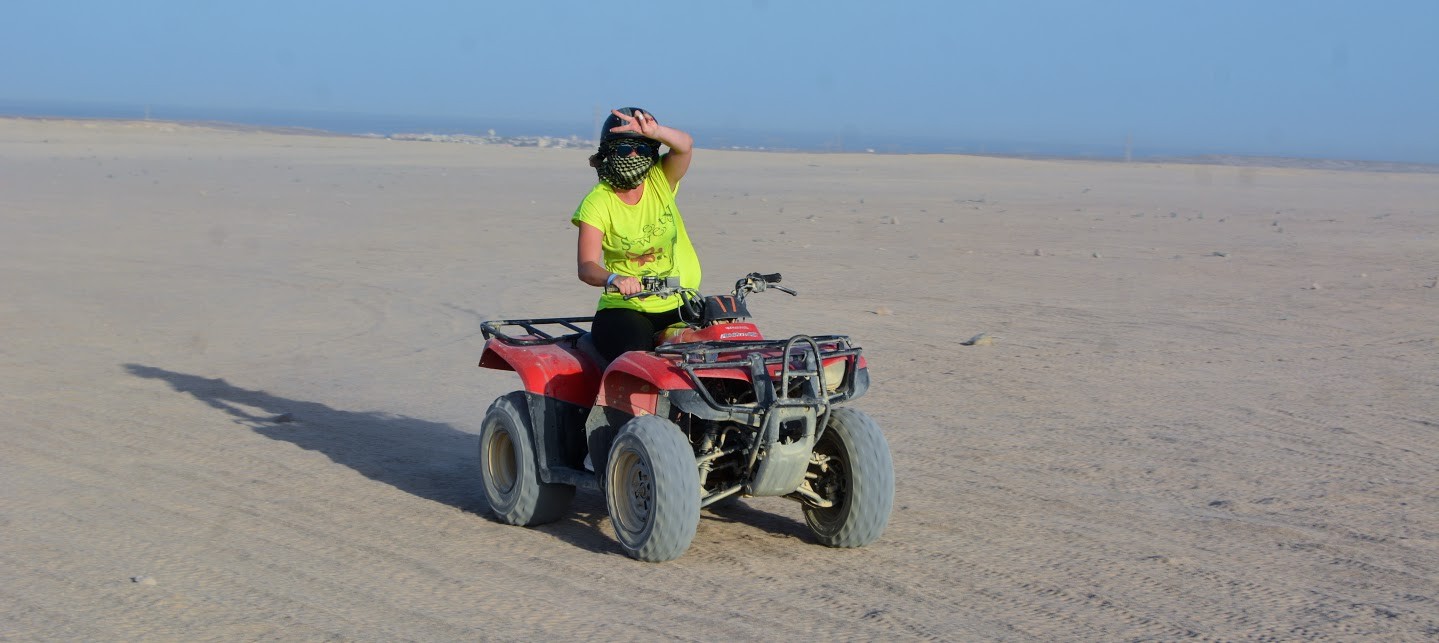 desert safari on the quad from Sahl Hasheesh
