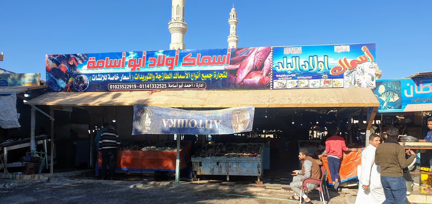 von makdi bay Fisch markt hurghada
