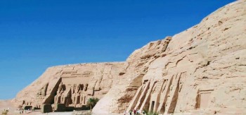 Der felstempel von Abu Simbel in Assuan