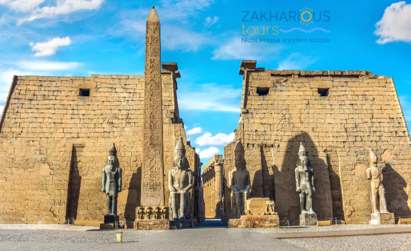 2 Tage nach Luxor mit dem Flugzeug ab Kairo mit Deutschsprachigem Guide