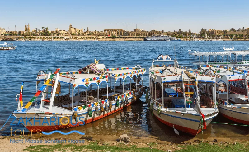 luxor, nil, boote, 3-tägige Privattour nach Luxor und Kairo per Flug ab Hurghada hurghada sehenswürdigkeiten, sun and fun reisen, memnon reisen, tui hurghada ausflüge, ägypten ausflüge, spitze reisen, mango ausflüge hurghada, 