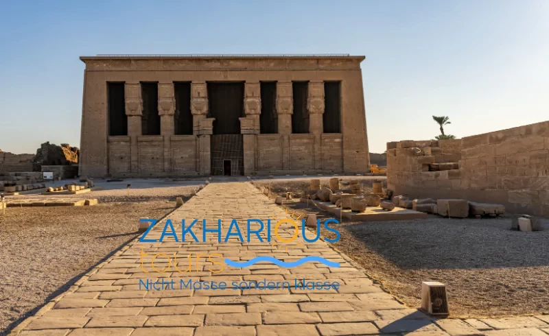 dendera tempel, Privater 3 Tages Ausflug nach Abydos - Dendera & Luxor ab Hurghada mit Übernachtung Deutschsprachigen Reiseführer