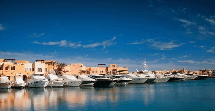 ägyptischen Venedig el gouna,  El Gouna Stadtrundfahrt-El Gouna Lagunenfahrt-Privater Ausflug