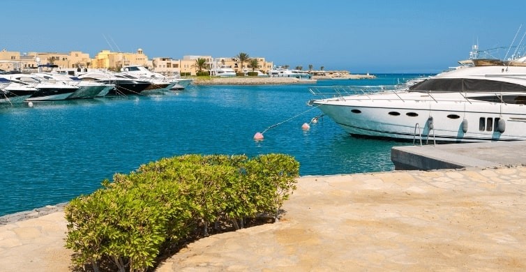 ab sahl hasheesh El Gouna Stadtrundfahrt-El Gouna Lagunenfahrt-Privater Ausflug el gouna Stadtrundfahrt