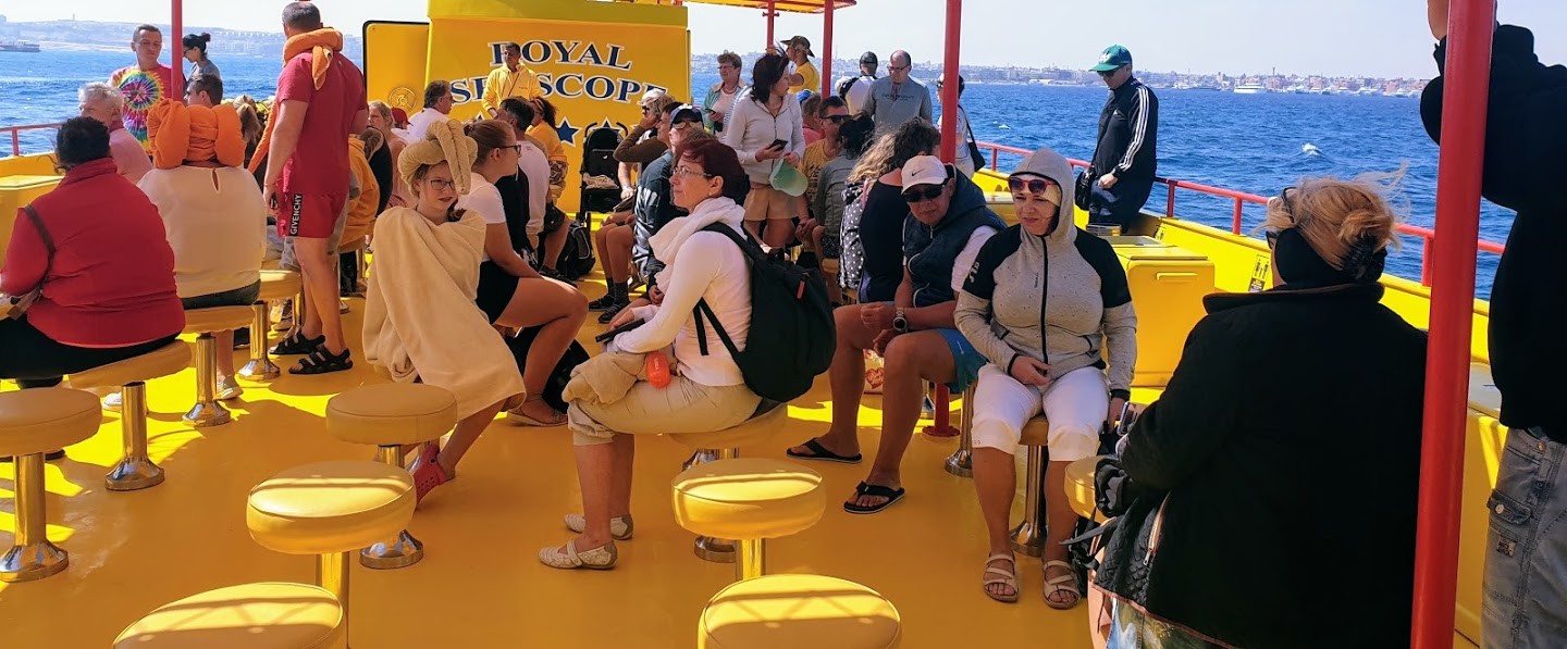glasbodenboot ausflug  makadi bay Semi U-Boot Tour in Sahl Hasheesh & Makadi Bay