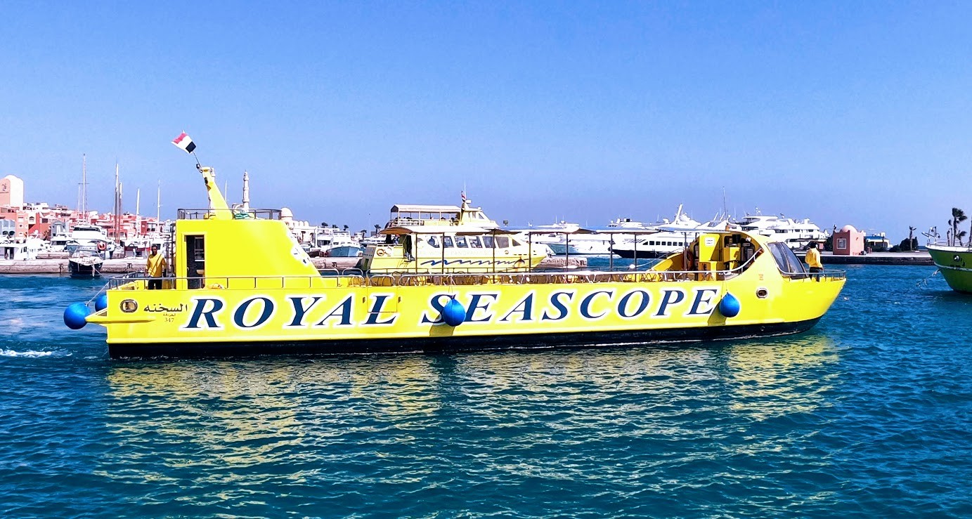 glasbodenboot ausflug makadi bay Semi U-Boot Tour in Sahl Hasheesh & Makadi Bay