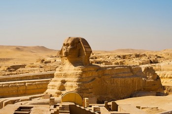 die Sphinx von Gizeh mit den Pyramiden individueller Ausflug von el gouna nach kairo