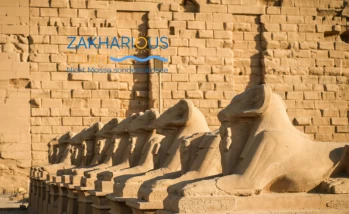 die spingen in karnak tempel